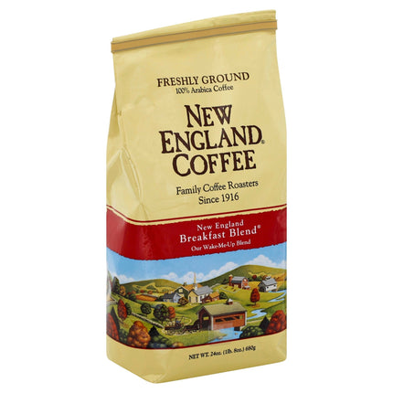 New England Coffee Ground Breakfast Blend - 24 OZ 4 Pack