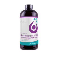 Life Solutions Liquid Glucosamine 1500 Chondroitin-MSM - 16 FL OZ 12 Pack
