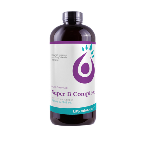 Life Solutions Liquid B-Complex - 32 FL OZ 6 Pack