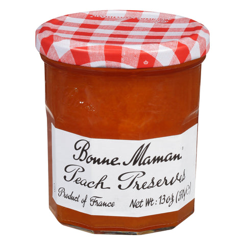 Bonne Maman Peach Preserves - 13 OZ 6 Pack