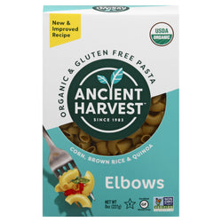 Ancient Harvest Organic Gluten Free Wheat Free Elbow Pasta - 8 OZ 12 Pack