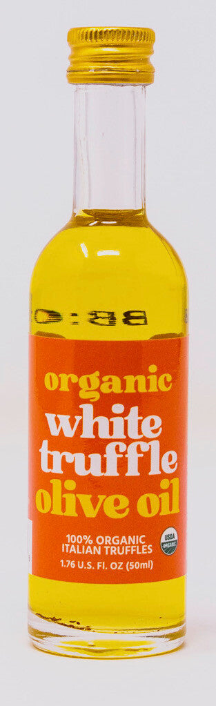 Truffle KING USDA 100% ORGANIC WHITE TRUFFLE OLIVE OIL - 1.76 OZ 12 Pack