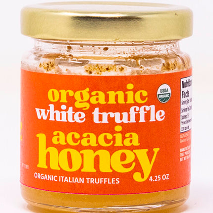 Truffle KING ORGANIC WHITE TRUFFLE ACACIA HONEY - 4.25 OZ 6 Pack