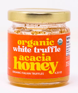 Truffle KING ORGANIC WHITE TRUFFLE ACACIA HONEY - 4.25 OZ 6 Pack