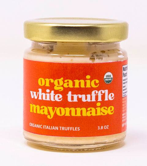 Truffle KING USDA ORGANIC WHITE TRUFFLE MAYONNAISE - 3.8 OZ 12 Pack