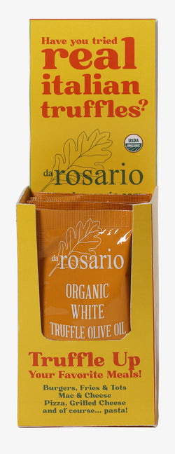 Truffle KING USDA 100% ORGANIC WHITE TRUFFLE OLIVE OIL POP BOX - 6.35 OZ 80 Pack