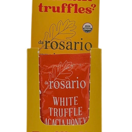 Truffle KING USDA ORGANIC WHITE TRUFFLE ACACIA HONEY POP BOX - 6.35 OZ 80 Pack