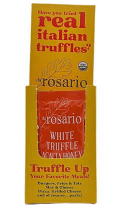 Truffle KING USDA ORGANIC WHITE TRUFFLE ACACIA HONEY POP BOX - 6.35 OZ 80 Pack
