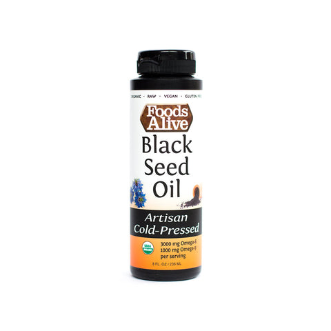 Foods Alive Black Seed Oil (Black Cumin Seed) - 8 OZ 6 Pack
