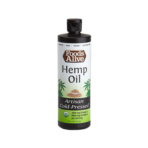 Foods Alive Hemp Seed Oil - 16 OZ 6 Pack