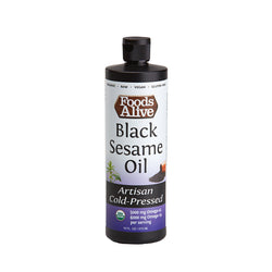 Foods Alive Black Sesame Seed Oil - 16 OZ 6 Pack
