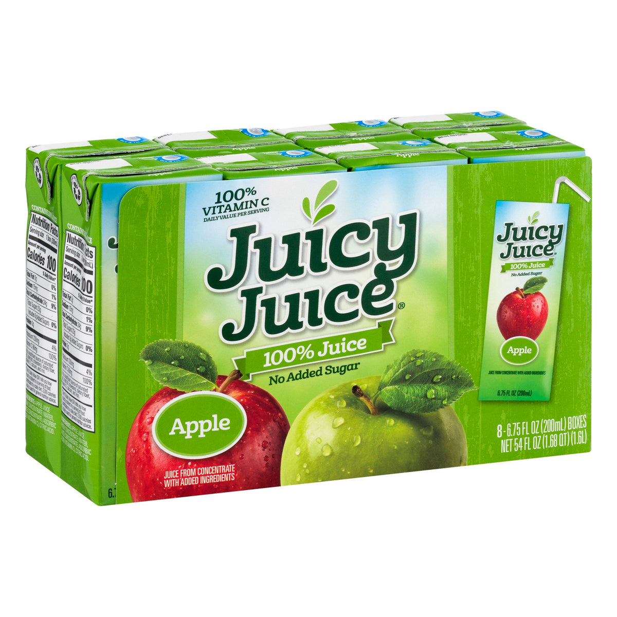 Juicy Juice 100% Apple Juice Boxes 8 pk