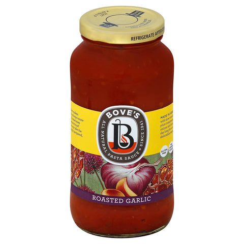 Bove's Roasted Garlic Pasta Sauce - 24 OZ 6 Pack