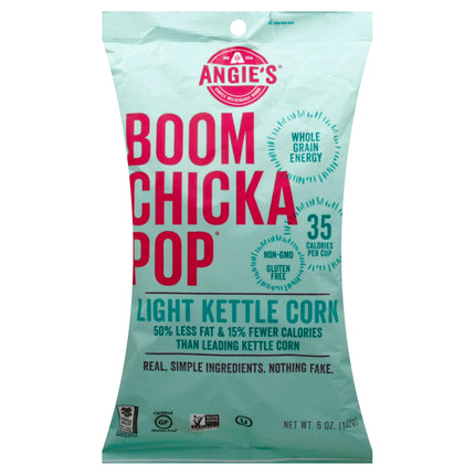 Angie's Boom Chicka Pop Gluten Free Light Kettle Corn - 5 OZ 12 Pack