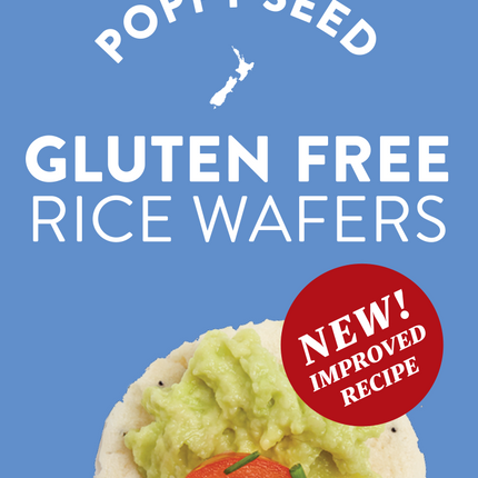 Rutherford & Meyer Gluten-Free Poppy Seed Rice Wafers - 3.5 OZ 12 Pack