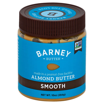 Barney Butter Gluten Free Smooth Almond Butter - 10 OZ 6 Pack