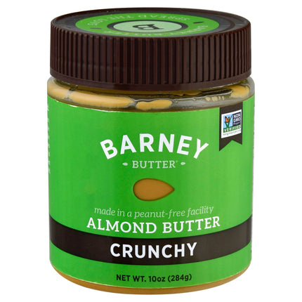 Barney Butter Gluten Free Crunchy Almond Butter - 10 OZ 6 Pack