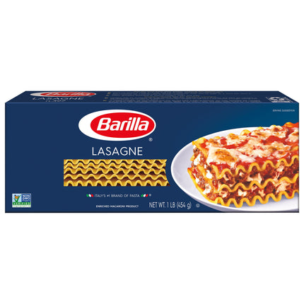 Barilla Pasta Lasagne Wavy - 16 OZ 12 Pack