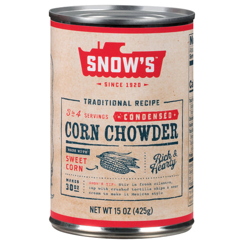 Snow's Corn Chowder - 15 OZ 12 Pack