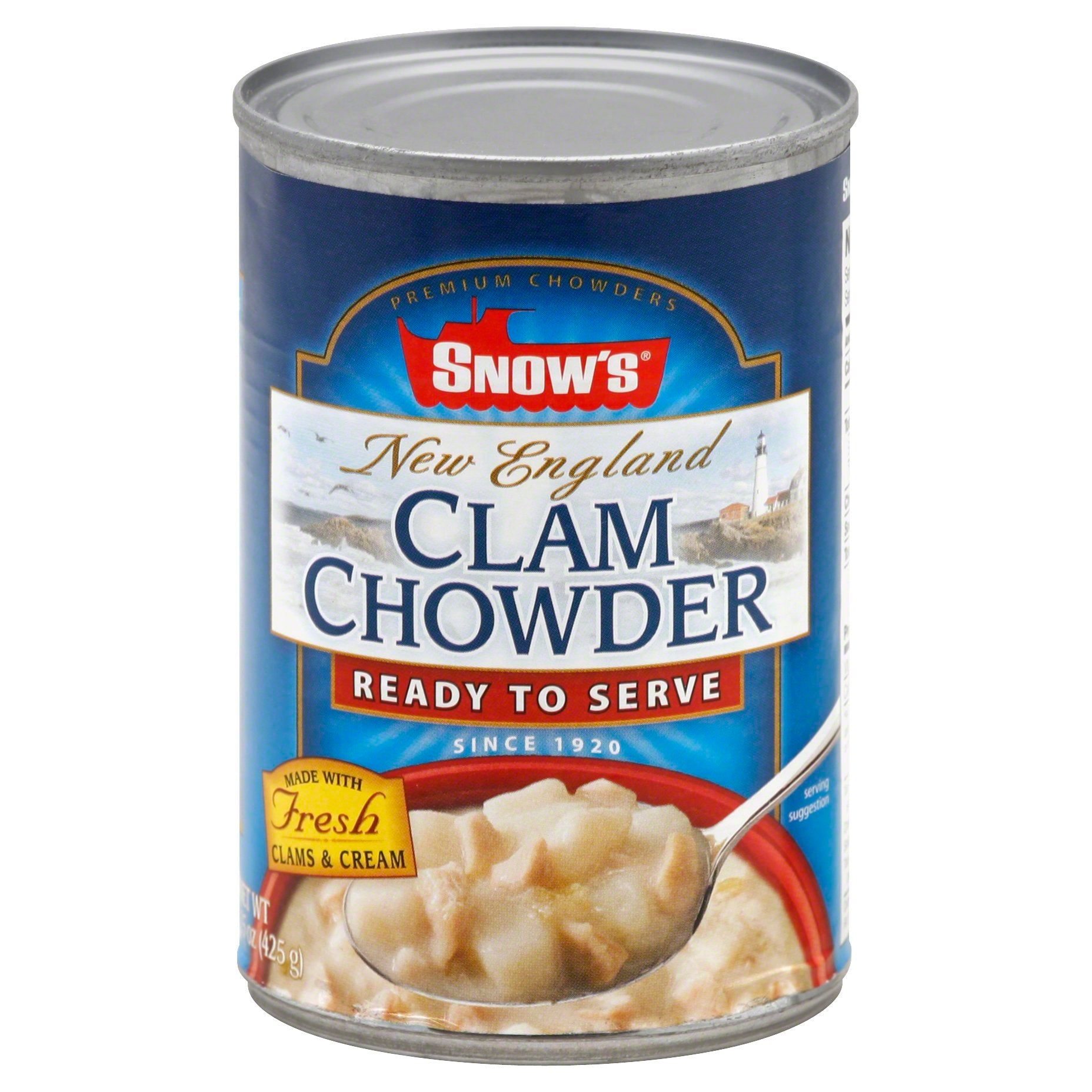 Snow's New England Clam Chowder - 15 OZ 12 Pack – StockUpExpress