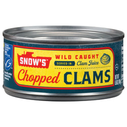 Snow's Chopped Clams In Clam Juice - 6.5 OZ 12 Pack