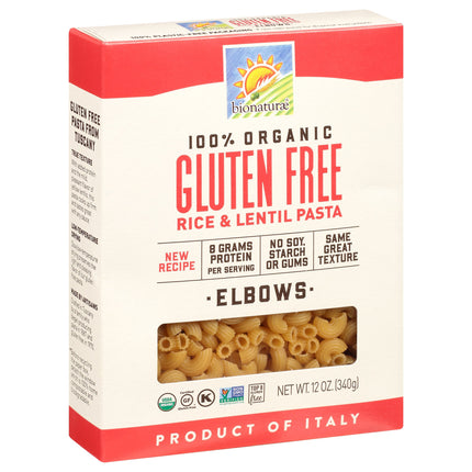Bionaturae Organic Gluten Free Elbows Pasta - 12 OZ 12 Pack