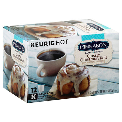 Cinnabon Cinnamon Roll Coffee K-Cup - 3.9 OZ 6 Pack