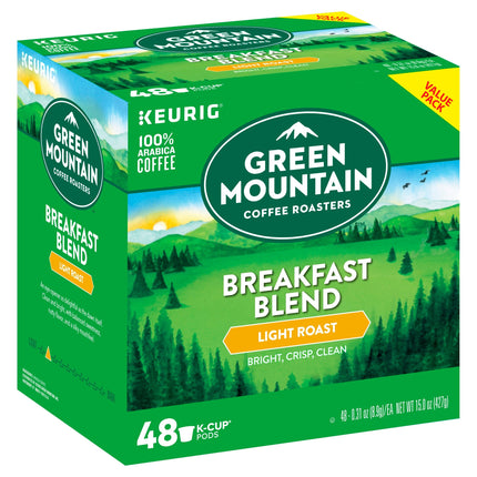 Green Mountain K-Cup Breakfast Blend - 15 OZ 4 Pack