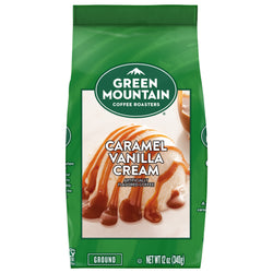 Green Mountain Ground Caramel Vanilla Cream - 12 OZ 6 Pack