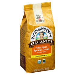 Newman's Own Organic Ground Special Medium Roast Decaf - 10 OZ 6 Pack