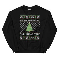 Unisex Ugly Christmas Sweater - "Rockin Around The Christmas Tree"